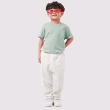 Áo Thun Trẻ Em 100% Cotton Cao Cấp Thoáng Mát - Cổ Tròn Màu Bạc Hà