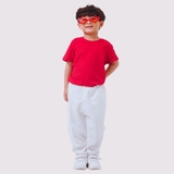 Áo Thun Trẻ Em 100% Cotton Cao Cấp Thoáng Mát - Cổ Tròn Màu Đỏ Tươi