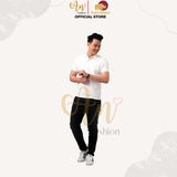Polo Nam TRẮNG - Áo thun 100% Cotton Cao Cấp