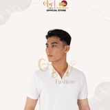 Polo Nam TRẮNG - Áo thun 100% Cotton Cao Cấp