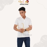Polo Nam TRẮNG - Áo thun 100% Cotton Cao Cấp