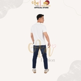 Polo Nam TRẮNG - Áo thun 100% Cotton Cao Cấp