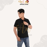 Polo Nam ĐEN - Áo thun  100% Cotton Cao Cấp