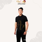 Polo Nam ĐEN - Áo thun  100% Cotton Cao Cấp