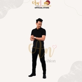 Polo Nam ĐEN - Áo thun  100% Cotton Cao Cấp