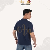 Polo Nam XANH ĐEN - Áo thun 100% Cotton Cao Cấp