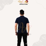 Polo Nam XANH ĐEN - Áo thun 100% Cotton Cao Cấp
