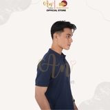 Polo Nam XANH ĐEN - Áo thun 100% Cotton Cao Cấp