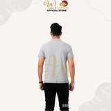 Polo Nam XÁM TIÊU - Áo thun 100% Cotton Cao Cấp