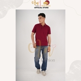 Polo Nam ĐÔ JP - Áo thun 100% Cotton Cao Cấp