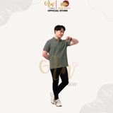 Polo Nam OLIVE - Áo thun 100% Cotton Cao Cấp