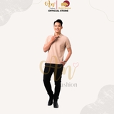Polo Nam BEIGE - Áo thun 100% Cotton Cao Cấp