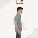 Polo Nam XANH ĐÁ - Áo thun 100% Cotton Cao Cấp
