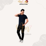 T-Shirt Unisex XANH NAVY - Áo Thun 100% Cotton Cao Cấp