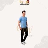 T-Shirt Unisex XANH BIỂN - Áo Thun 100% Cotton Cao Cấp