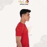 T-Shirt Unisex ĐỎ TƯƠI - Áo Thun 100% Cotton Cao Cấp