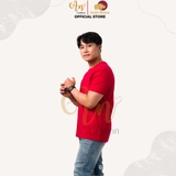 T-Shirt Unisex ĐỎ TƯƠI - Áo Thun 100% Cotton Cao Cấp