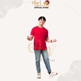 T-Shirt Unisex ĐỎ TƯƠI - Áo Thun 100% Cotton Cao Cấp