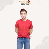 T-Shirt Unisex ĐỎ TƯƠI - Áo Thun 100% Cotton Cao Cấp