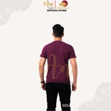 T-Shirt Unisex ĐỎ MẬN - Áo Thun 100% Cotton Cao Cấp