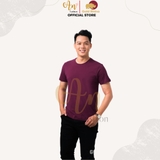 T-Shirt Unisex ĐỎ MẬN - Áo Thun 100% Cotton Cao Cấp