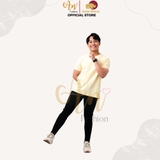 T-Shirt Unisex VÀNG MƠ - Áo Thun 100% Cotton Cao Cấp