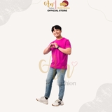 T-Shirt Unisex HỒNG LOTUS - Áo Thun 100% Cotton Cao Cấp
