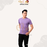 T-Shirt Unisex TÍM LAVENDER - Áo Thun 100% Cotton Cao Cấp
