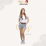 Cổ Tròn TRẮNG - Áo Thun Nữ 100% Cotton Cao Cấp