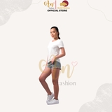 Cổ Tròn TRẮNG - Áo Thun Nữ 100% Cotton Cao Cấp