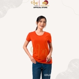 Cổ tròn CAM - Áo Thun Nữ 100% Cotton Cao Cấp