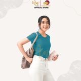 Cổ tròn XANH CỔ VỊT - Áo Thun Nữ 100% Cotton Cao Cấp