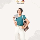 Cổ tròn XANH CỔ VỊT - Áo Thun Nữ 100% Cotton Cao Cấp