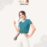 Cổ tròn XANH CỔ VỊT - Áo Thun Nữ 100% Cotton Cao Cấp