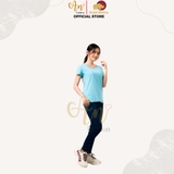 Cổ Tròn NGỌC - Áo Thun Nữ 100% Cotton Cao Cấp