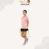 Cổ Tròn HỒNG JP - Áo Thun Nữ 100% Cotton Cao Cấp