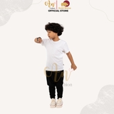 Áo Thun Trẻ Em 100% Cotton Cao Cấp Thoáng Mát - Cổ Tròn Màu Trắng