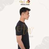 T-Shirt Unisex ĐEN - Áo Thun 100% Cotton Cao Cấp