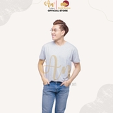 T-Shirt Unisex XÁM TIÊU - Áo Thun 100% Cotton Cao Cấp