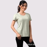 Cổ tròn BƠ SỮA - Áo Thun Nữ 100% Cotton Cao Cấp