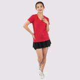 Cổ Tim ĐỎ TƯƠI - Áo Thun Nữ 100% Cotton Cao Cấp