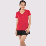 Cổ Tim ĐỎ TƯƠI - Áo Thun Nữ 100% Cotton Cao Cấp