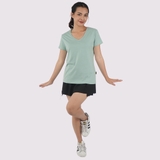 Cổ Tim BẠC HÀ - Áo Thun Nữ 100% Cotton Cao Cấp