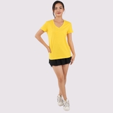Cổ Tim VÀNG - Áo Thun Nữ 100% Cotton Cao Cấp