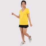 Cổ Tim VÀNG - Áo Thun Nữ 100% Cotton Cao Cấp