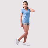 Cổ Tim BIỂN - Áo Thun Nữ 100% Cotton Cao Cấp