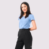 Cổ Tim BIỂN - Áo Thun Nữ 100% Cotton Cao Cấp