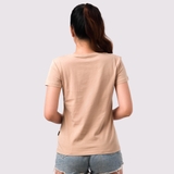 Cổ Tròn BE - Áo Thun Nữ 100% Cotton Cao Cấp