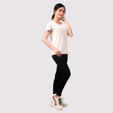Cổ tròn CÁT - Áo Thun Nữ 100% Cotton Cao Cấp