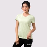 Cổ tròn CỐM SỮA - Áo Thun Nữ 100% Cotton Cao Cấp